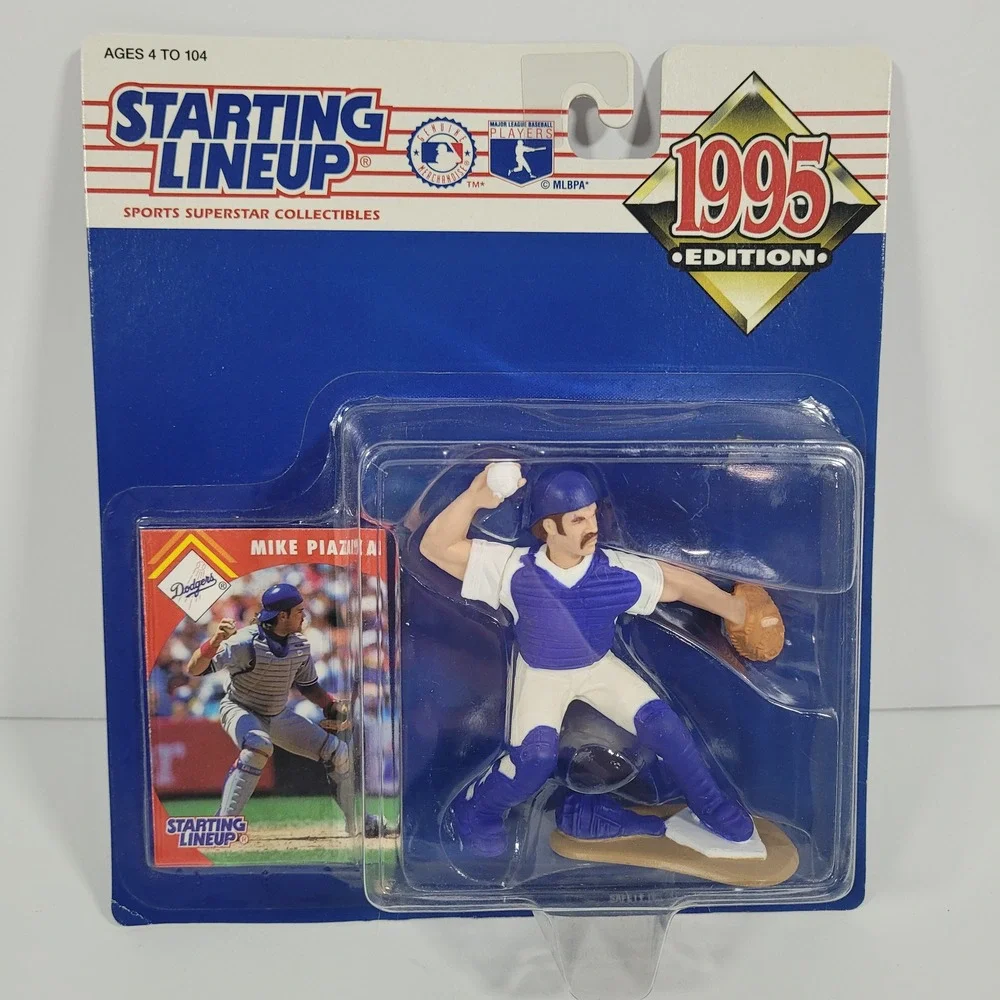 1995 Starting Lineup Mike Piazza Los Angeles Dodgers Figure with Card Kenner NIB